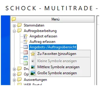 Men&uuml;eintr&auml;ge zu Favoriten hinzuf&uuml;gen