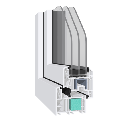Kunstofffenster Evo82 MD EvoCore